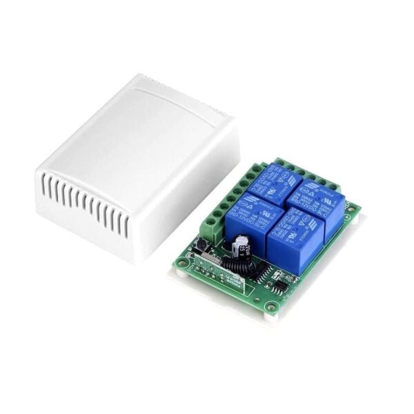 433MHz 24V 4 Channel Relay Module Wireless with RF Remote Control Switch without Battery  AB0192 - Image 2