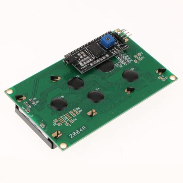 LCD 20x4-LCD-Character Display Green with IIC-I2C-Serial-Interface-Adapter-Module    AB0283 - Image 3