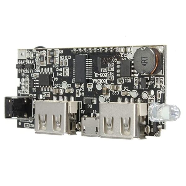 Dual USB 18650 Battery Charger PCB Power Module 5V 1A 2.1A Mobile Power Bank Accessories  AB0167 - Image 3