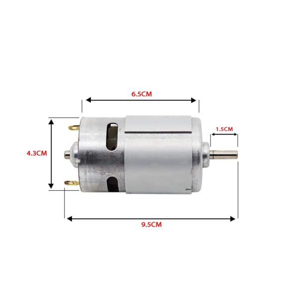 Combo of DC 12V 10000rpm 775 Motor 5pcs Micro Twist Electric Drill Chuck Set (0.5 to 3.0) and 12v 1amp adapter (775 motor+drill set+adapter)    AB0312 - Image 6