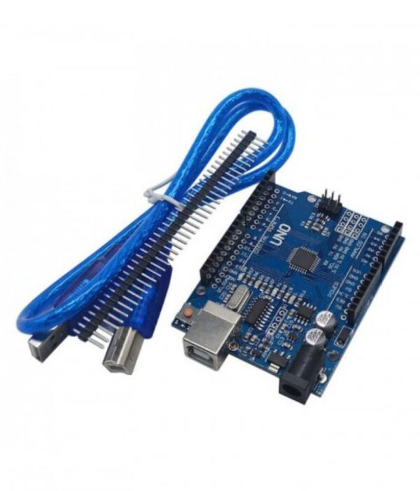 Arduino UNO R3 ATmega328P With USB Cable Black/Blue And L293D Motor Driver For Arduino Combo    AB0270 - Image 3