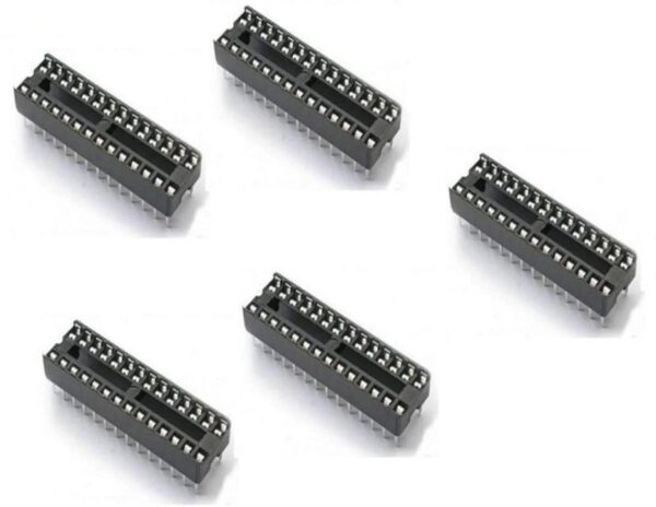 28 Pin DIP IC Socket-Base-Connector for Microcontrollers and IC's (Pack of 10)    AB0261 - Image 2