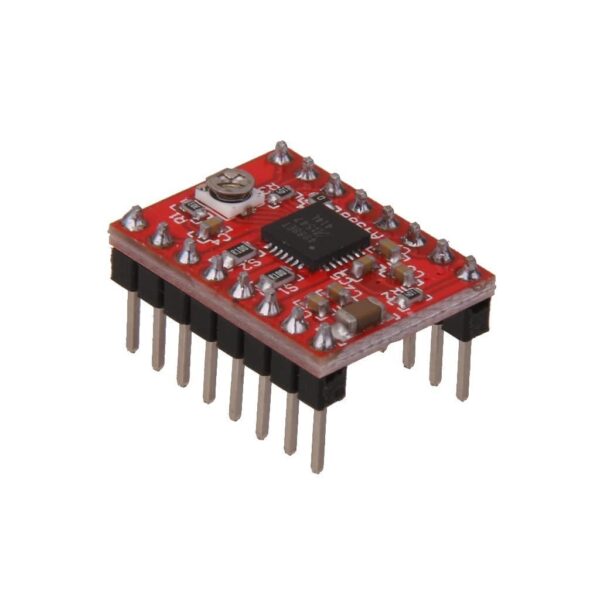 A4988 Step Stick Stepper Motor Driver Controller+Aluminium Heatsink For 3D Printer - Image 2