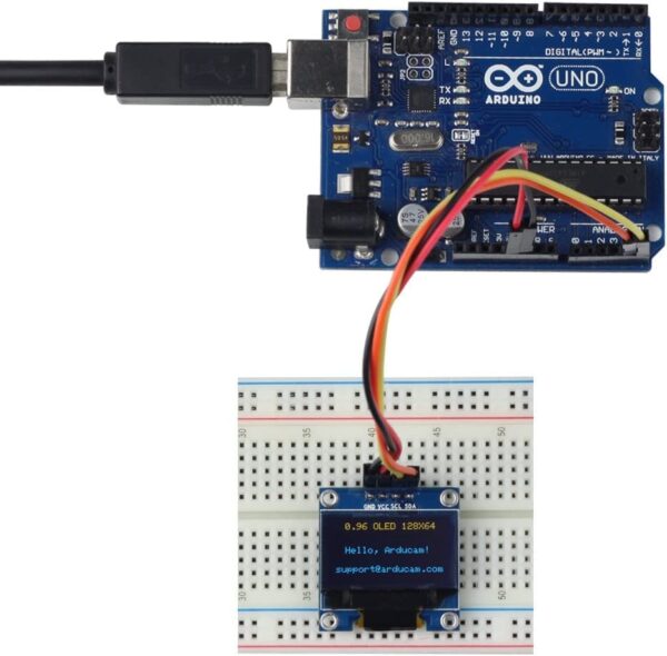 D1286464 Rsi 0.96 Inch 4pin Iic, I2c Oled Display Module for Arduino, Blue  AB0162 - Image 5