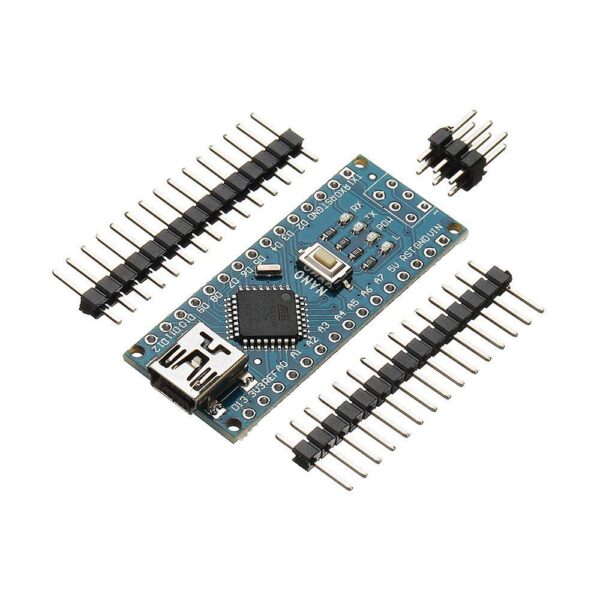 Nano V3.0 Module ATmega328P 5V 16MHz CH340G Chip Microcontroller Development Board USB Cable compatible with Arduino IDE (PACK OF 5)  AB0150 - Image 2