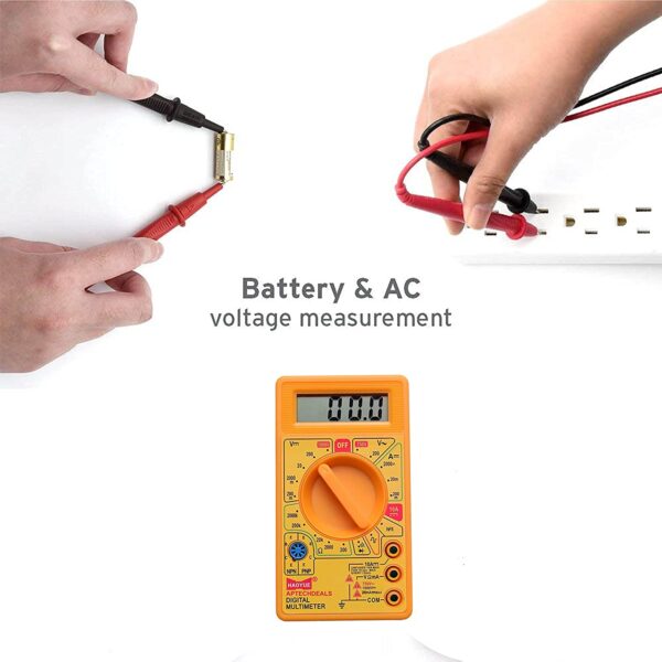 Digital Multimeter LCD AC DC Measuring Voltage Current  AB0133 - Image 2