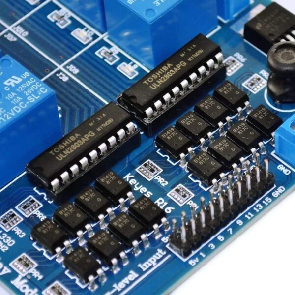 16 Channel 5V Relay Module Control Board With Optocoupler Protection And LM2596 Power Supply    AB0187 - Image 3