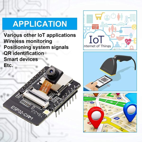 ESP32-CAM Camera Module Development Board - Image 2