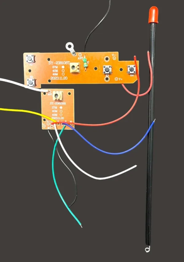 4CH Remote Control 27MHz Circuit PCB Transmitter and Receiver Board with Antenna - Image 5