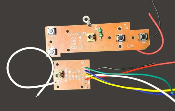 4CH Remote Control 27MHz Circuit PCB Transmitter and Receiver Board with Antenna - Image 2