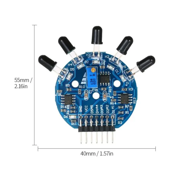 5-Channel Flame Sensor Module - Image 2