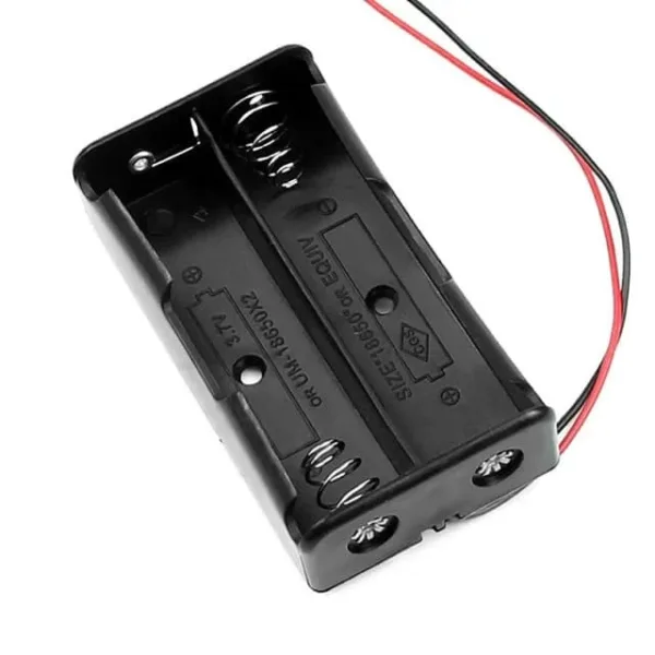 18650 2 Cell Battery Holder without cover - Image 2