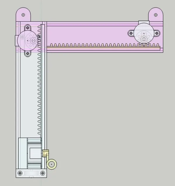 Mini CNC plotter complete DIY kit, including 3D parts, electronic parts and nuts & bolts - Image 3