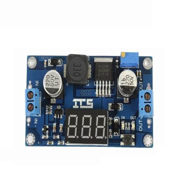 XL6009 Digital Step Up Power Supply Module Adjustable 4.5-32V to 5-52V Step-up Voltage Regulator With Display - Image 3