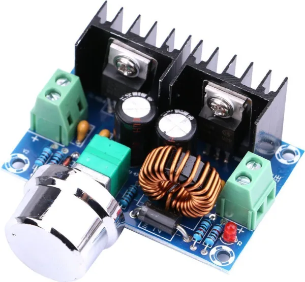 XL4016E1 DC 4-40V to DC 1.25-36V 8A Buck Converter Voltage Regulator 36V 24V 12V to 5V High Power Efficiency Step Down Converter Power Supply