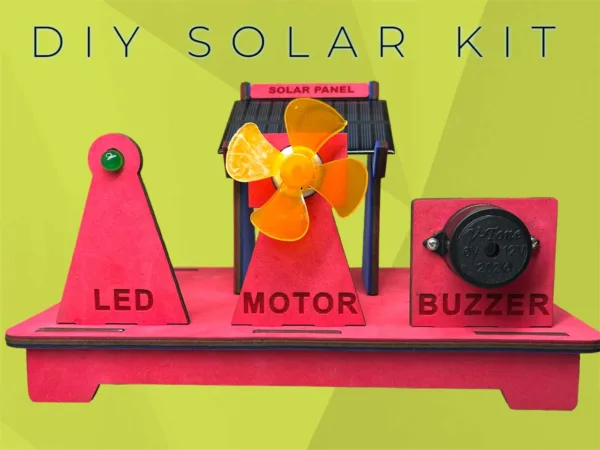 AUTO BOTIX DIY Learning Solar KIT || Solar Power Science Kit || Experimental Learning Study Kit || DIY Science Project Kit (Including All Parts)