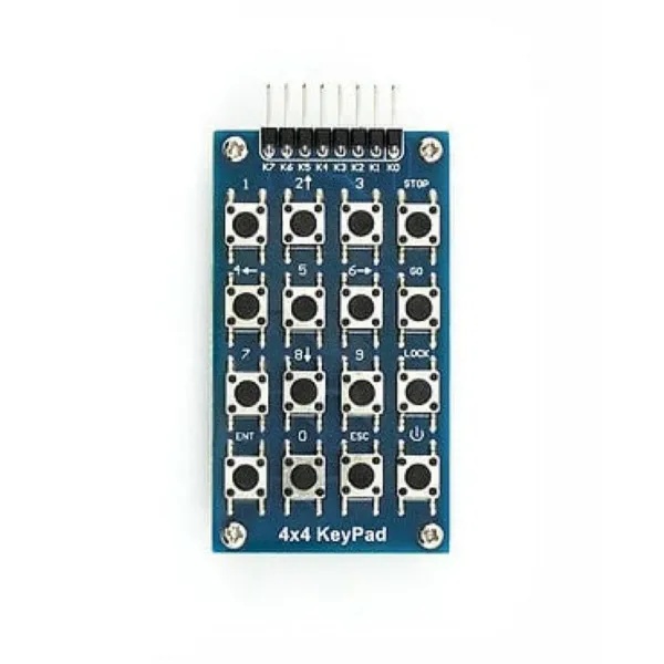 4×4 Matrix 16 Push Button Keypad Keyboard Module - Image 2