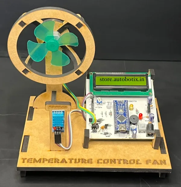 Temperature Controlled Fan Ready-to-use Complete DIY Project Kit