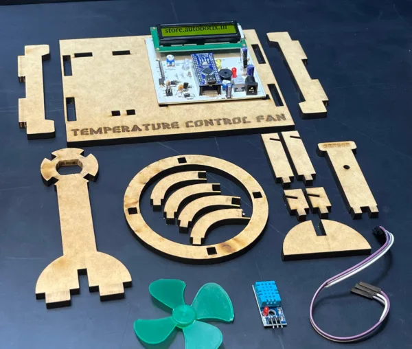 Temperature Controlled Fan Ready-to-use Complete DIY Project Kit - Image 2