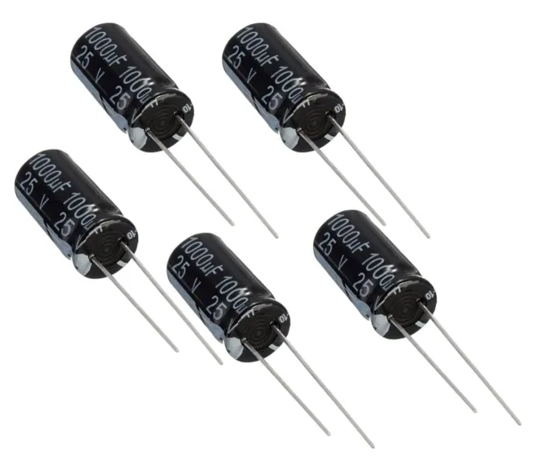 Electrolytic Capacitor, 1000uF 25V, 10 Pieces - Image 2