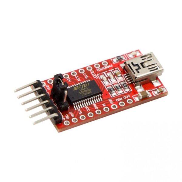 FTDI FT232 FT232RL USB to UART TTL Serial Adapter Module with Mini USB Cable - Image 3