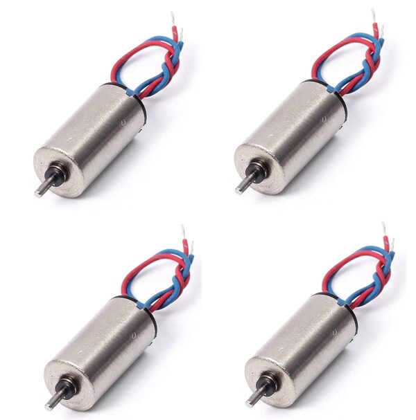 4Pcs DC 3.7V 716 7x16mm Micro Coreless Motor with 4Pcs Propeller High Speed Mini Drones (4 Motors + 4 Propellers) - Image 3