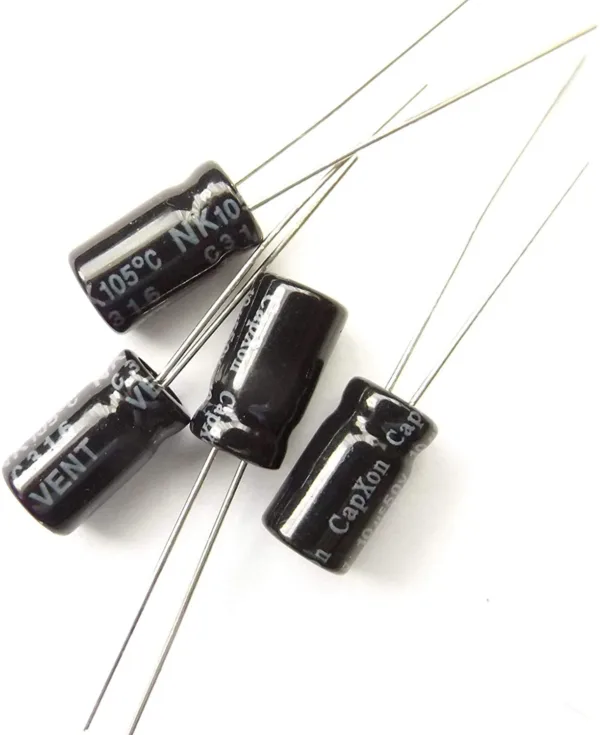 Electrolytic Capacitors, 10uF/50V, Pack of 10 - Image 4