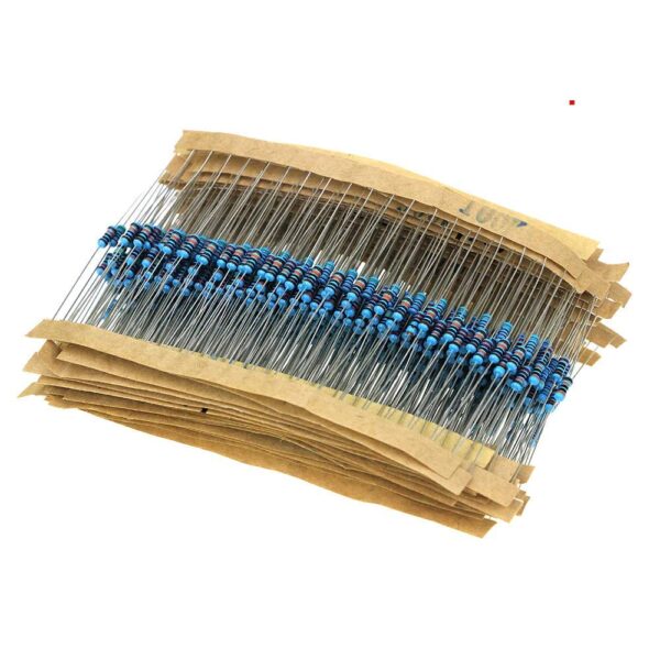 Carbon Film Resistors, 220 Ohm, 0.25 Watt, 5% Tolerance, 50PCS Pack