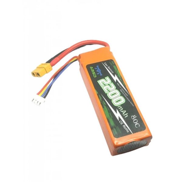 ABSD 11.1V 2200mAh 80C 3S Lithium Polymer Battery Pack