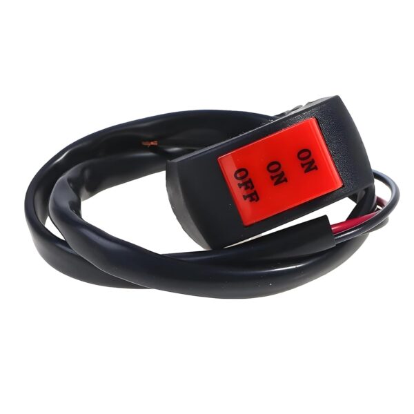 22mm Universal Motorcycle Switch ON/ON/OFF Connector Switch Button For Handlebar 10 A Three Way Electrical Switch (Pack of 1 Number of Switches - 1) - Image 3