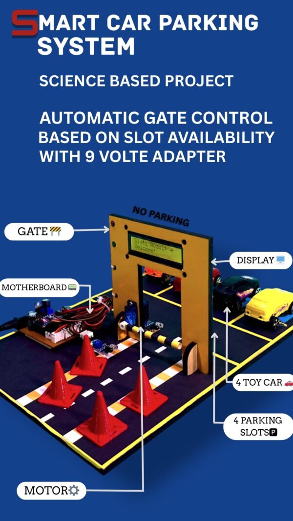 Smart Car Parking System Ready-to-use DIY Project Kit for Engineering and Science Project - Image 3