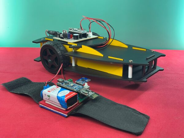 Wireless Hand Gesture Control Car Diy Project For Science/Engineering Student's - Image 3