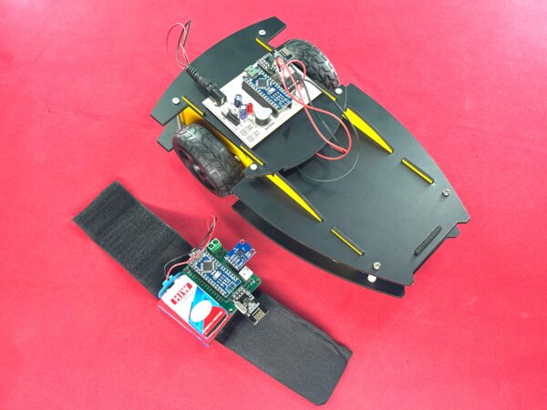 Wireless Hand Gesture Control Car Diy Project For Science/Engineering Student's - Image 2