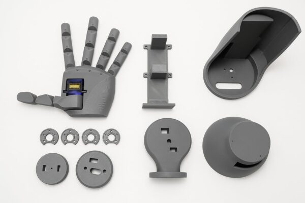 3D Printed Robotic Prosthetic Left Hand kit for Engineering & Robotics Projects | kit Contains 3D Printed Parts + 1 SG90 Servo Motor, Does not Include Any Mechanical and Electronic Part - Image 4