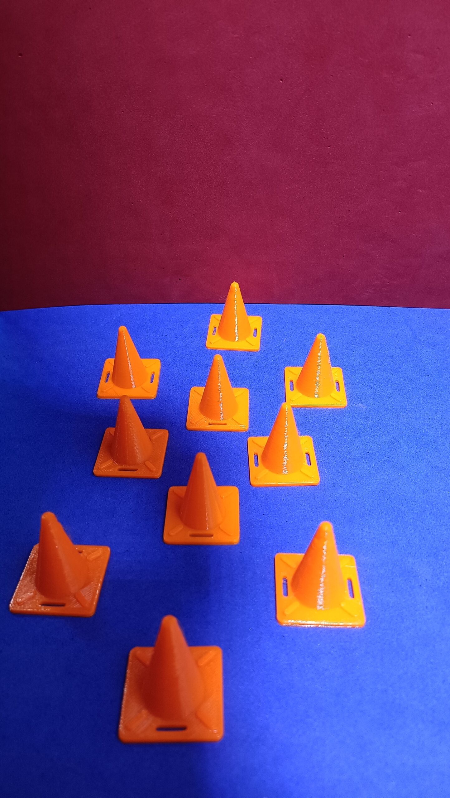 Scale Model Traffic Cones pack of 10 - Image 2